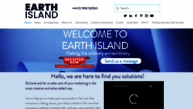 What Earthisland.co.uk website looked like in 2023 (1 year ago)