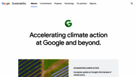 What Environment.google website looked like in 2023 (1 year ago)