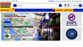 What East-inflatables.com website looked like in 2023 (1 year ago)