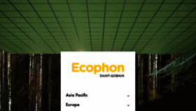 What Ecophon.com website looked like in 2023 (1 year ago)