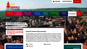 What Eppingen.de website looked like in 2023 (1 year ago)