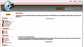 What Exactaudiocopy.de website looked like in 2023 (1 year ago)