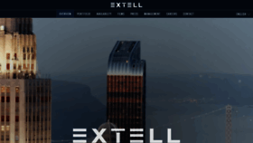 What Extell.com website looked like in 2023 (1 year ago)