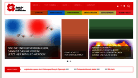 What Energienetz.de website looked like in 2023 (1 year ago)