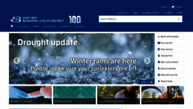 What Ebmud.com website looked like in 2023 (1 year ago)