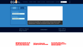 What Ego.gov.tr website looked like in 2023 (1 year ago)