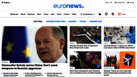 What Euronews.net website looked like in 2023 (1 year ago)