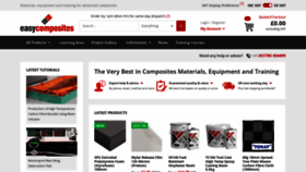 What Easycomposites.co.uk website looked like in 2023 (1 year ago)