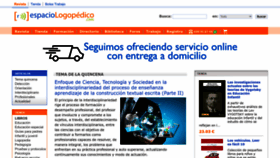 What Espaciologopedico.com website looked like in 2023 (1 year ago)