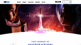 What Estesrockets.com website looked like in 2023 (1 year ago)
