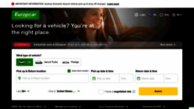 What Europcar.com.au website looked like in 2023 (1 year ago)