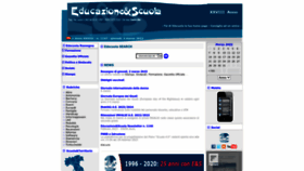 What Edscuola.eu website looked like in 2023 (1 year ago)