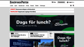 What Eposten.se website looked like in 2023 (1 year ago)