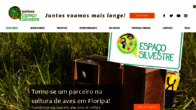What Espacosilvestre.org.br website looked like in 2023 (1 year ago)