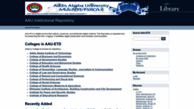 What Etd.aau.edu.et website looked like in 2023 (1 year ago)