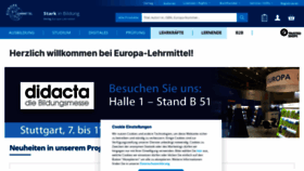 What Europa-lehrmittel.de website looked like in 2023 (1 year ago)