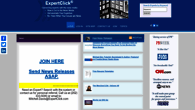 What Expertclick.com website looked like in 2023 (1 year ago)