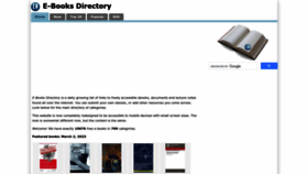 What E-booksdirectory.com website looked like in 2023 (1 year ago)