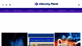 What Esecurityplanet.com website looked like in 2023 (1 year ago)