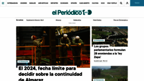 What Elperiodicoextremadura.com website looked like in 2023 (1 year ago)