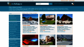 What E-chalupy.cz website looked like in 2023 (1 year ago)