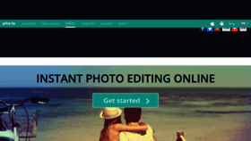 What Editor.pho.to website looked like in 2023 (1 year ago)