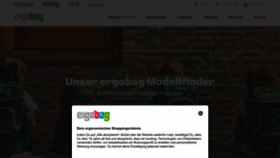 What Ergobag.de website looked like in 2023 (2 years ago)