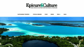 What Epicureandculture.com website looked like in 2023 (1 year ago)