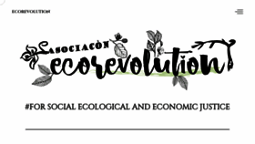 What Ecorevolution.net website looked like in 2023 (1 year ago)