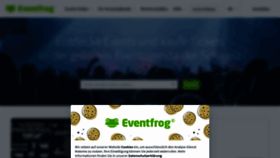 What Eventfrog.ch website looked like in 2023 (1 year ago)
