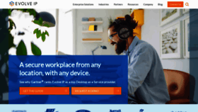 What Evolveip.net website looked like in 2023 (2 years ago)