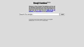 What Emojicombos.com website looked like in 2023 (1 year ago)