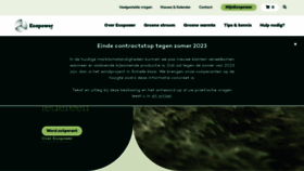 What Ecopower.be website looked like in 2023 (2 years ago)
