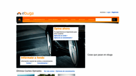 What Ebuga.es website looked like in 2023 (1 year ago)