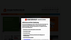 What Energie-fachberater.de website looked like in 2023 (1 year ago)