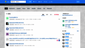What Elasticsearch.cn website looked like in 2023 (1 year ago)