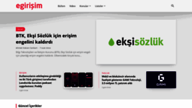 What Egirisim.com website looked like in 2023 (1 year ago)