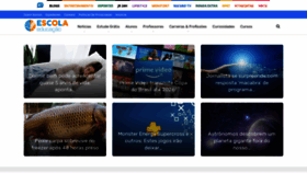 What Escolaeducacao.com.br website looked like in 2023 (1 year ago)