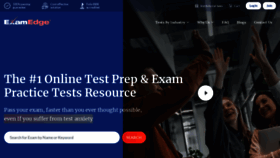 What Examedge.com website looked like in 2023 (1 year ago)