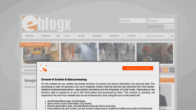 What Eblogx.com website looked like in 2023 (1 year ago)