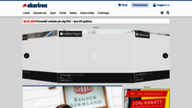 What Ekuriren.se website looked like in 2023 (1 year ago)