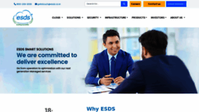 What Esds.co.in website looked like in 2023 (1 year ago)