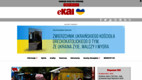 What Ekai.pl website looked like in 2023 (1 year ago)