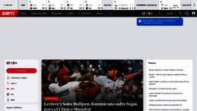 What Espn.com.do website looked like in 2023 (1 year ago)