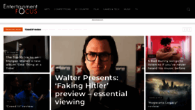 What Entertainment-focus.com website looked like in 2023 (2 years ago)