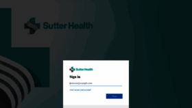 What Entry.sutterhealth.org website looked like in 2023 (1 year ago)