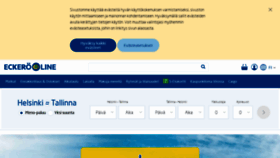 What Eckeroline.fi website looked like in 2023 (1 year ago)
