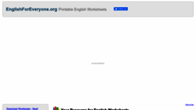 What Englishforeveryone.org website looked like in 2023 (1 year ago)