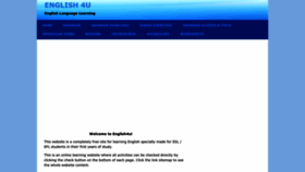 What English-4u.de website looked like in 2023 (1 year ago)