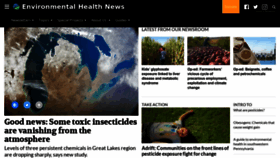What Environmentalhealthnews.org website looked like in 2023 (1 year ago)